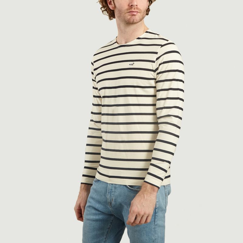 T-shirt rayé manches longues Sailor Duck - Edmmond Studios