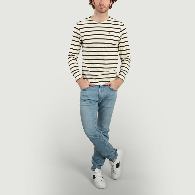 T-shirt rayé manches longues Sailor Duck - Edmmond Studios