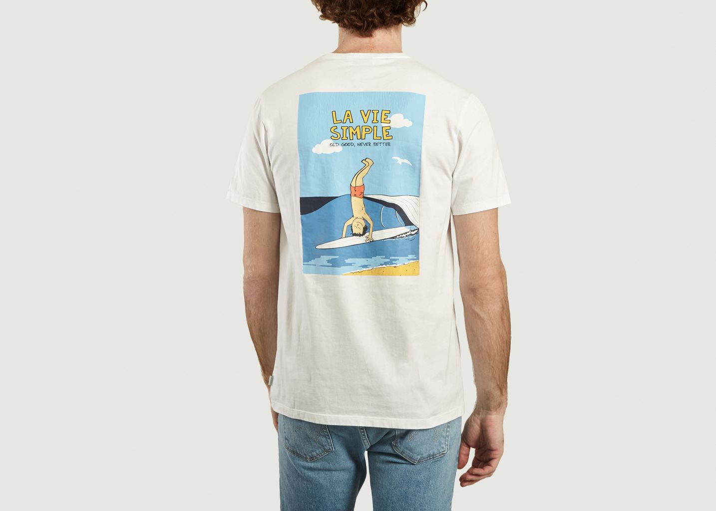 T-shirt imprimé La Vie Simple Handstand - Edmmond Studios