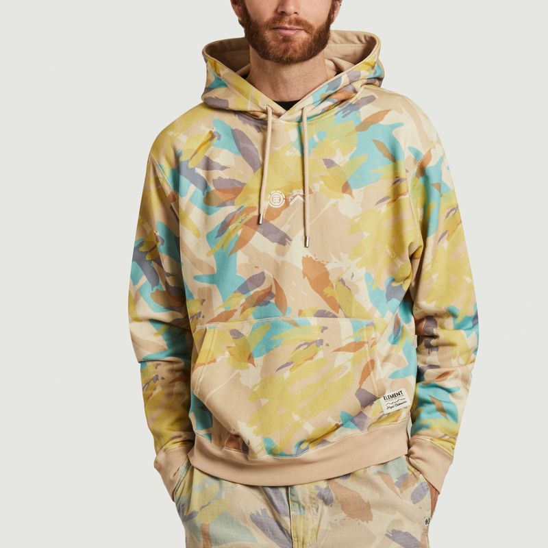 Nigel Cabourn camo print oversized hoodie - Element