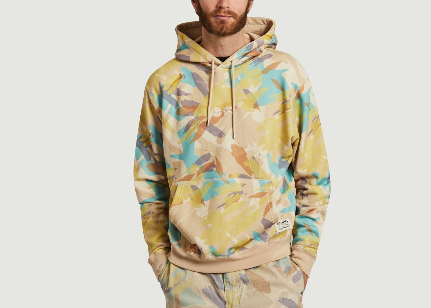 Nigel Cabourn camo print oversized hoodie - Element