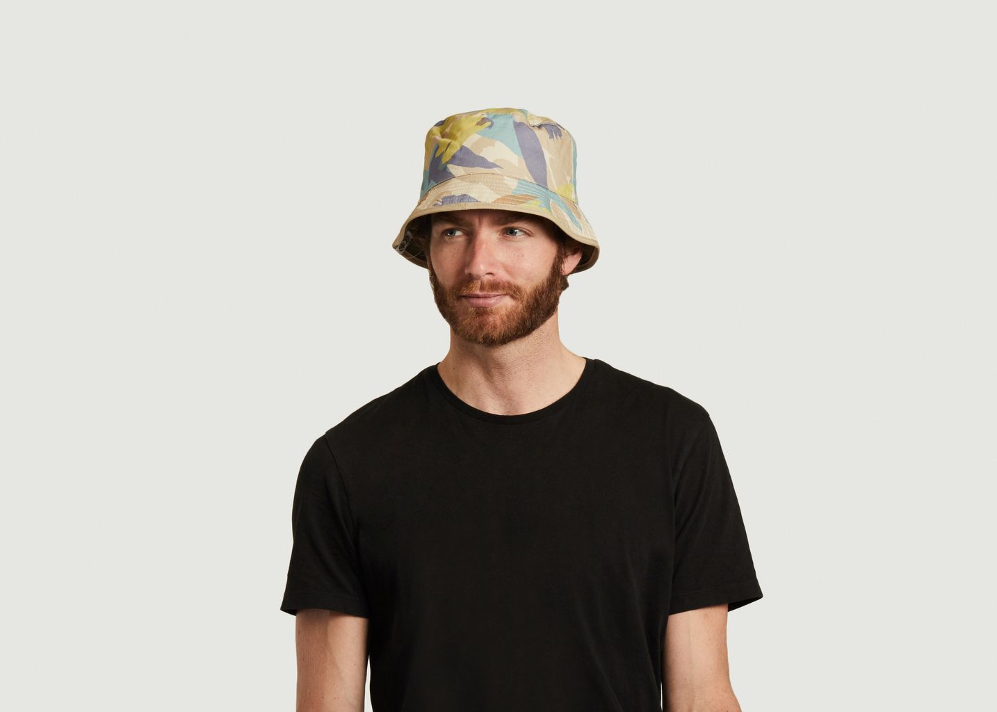 Nigel Cabourn reversible camo print bucket hat - Element