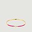 Thin bracelet with gold plated clasp Lily - Bangle Up