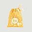 Manchette Thalia ajustable 3cm imprimée en laiton doré et laqué - Bangle Up