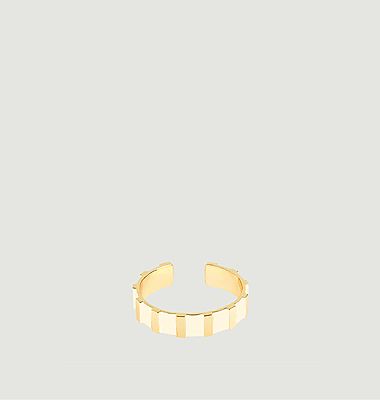 Verstellbarer goldplattierter Ring Ines