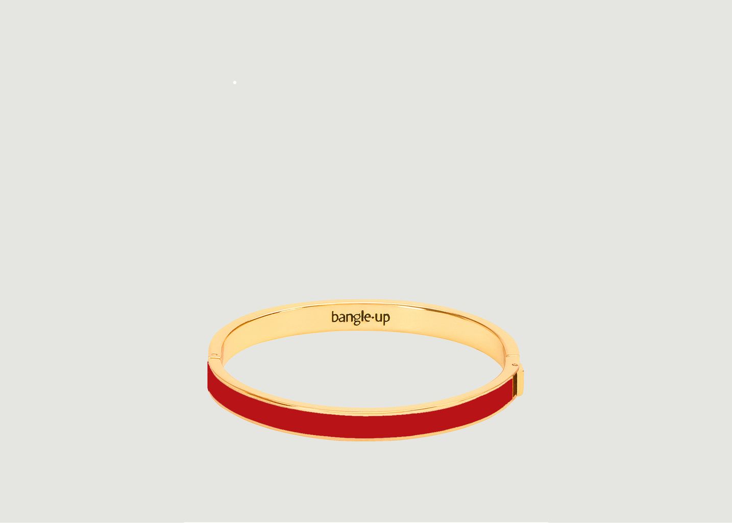 Gold plated and lacquer bracelet with Bangle clasp - Bangle Up