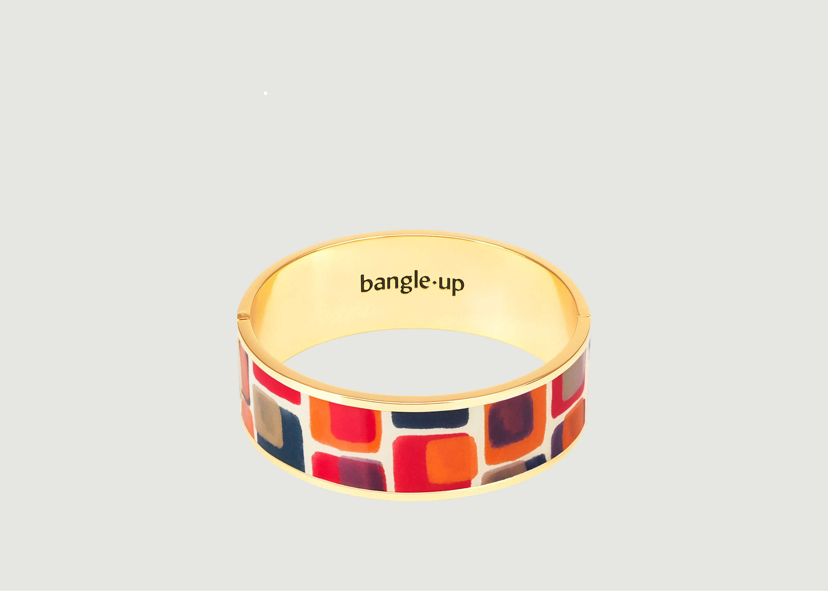 Gold plated bracelet and fancy lacquer Vega - Bangle Up