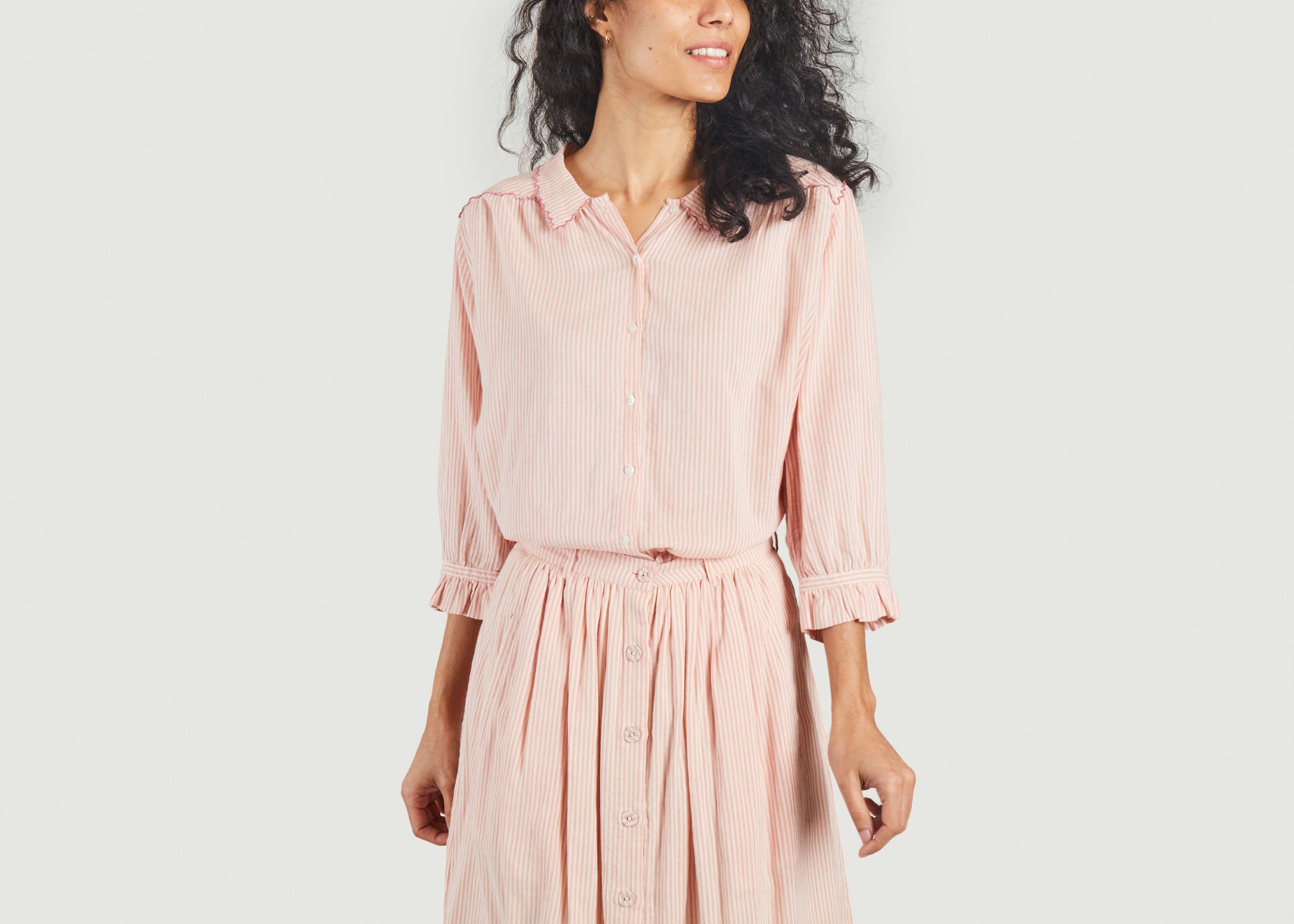 Bluse Streifen rosa  - Emile & Ida