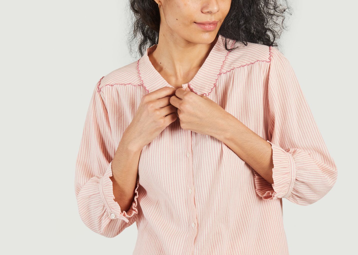 Pink striped blouse - Emile & Ida