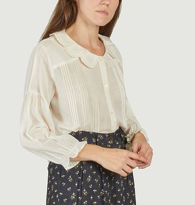 Blouse col claudine