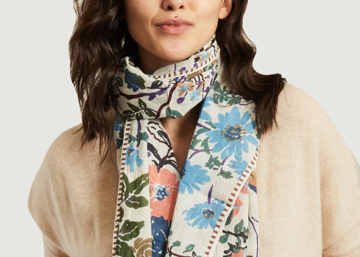 Flowered scarf - Epice