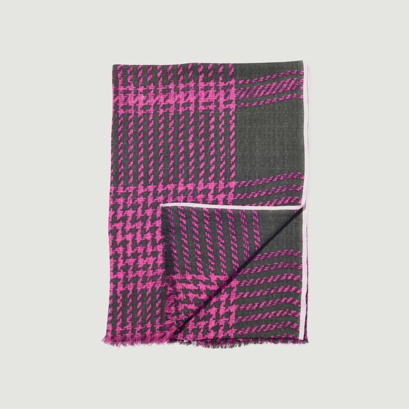 Tweed Check 1 wool stole - Epice