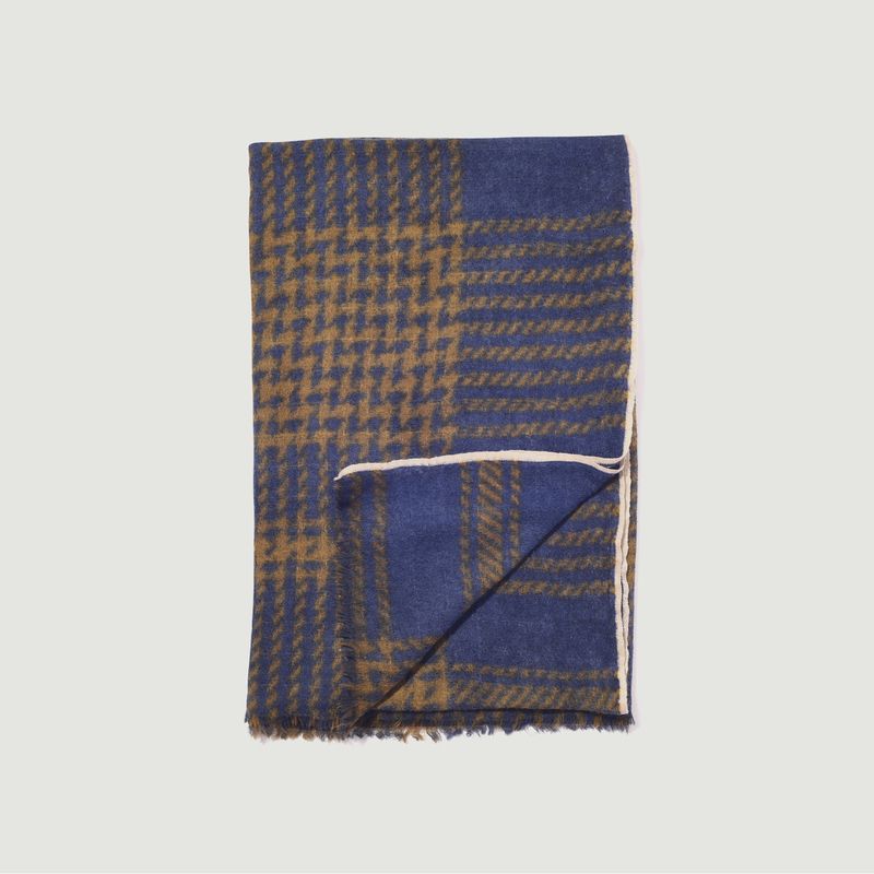 Tweed Check 1 wool stole - Epice