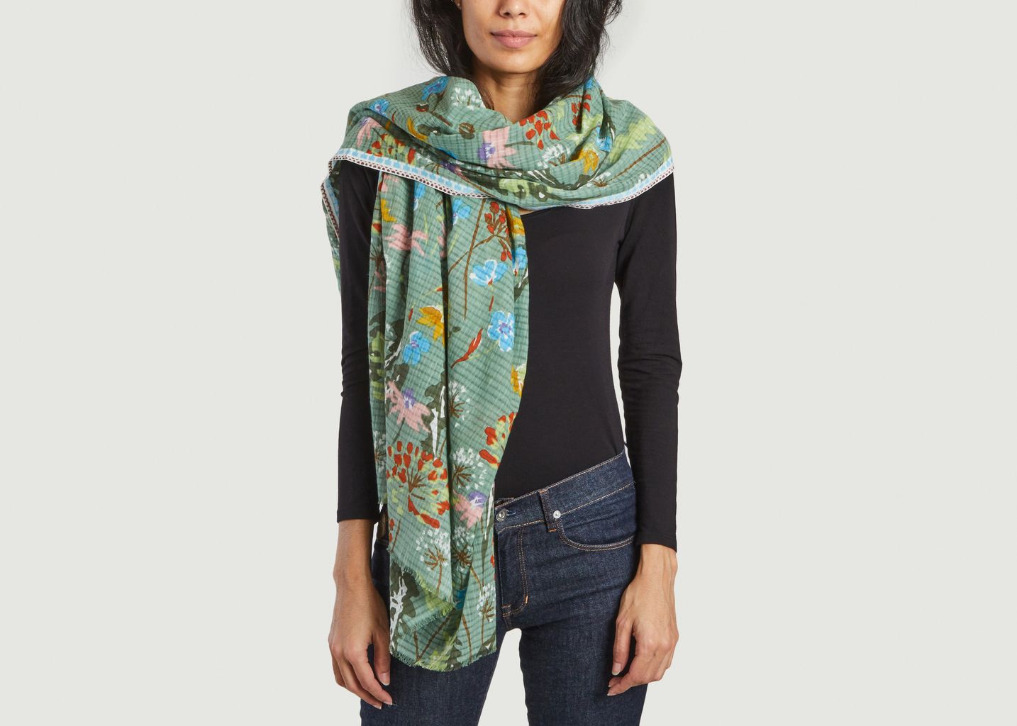 Flowered stole PS 2291 - Epice