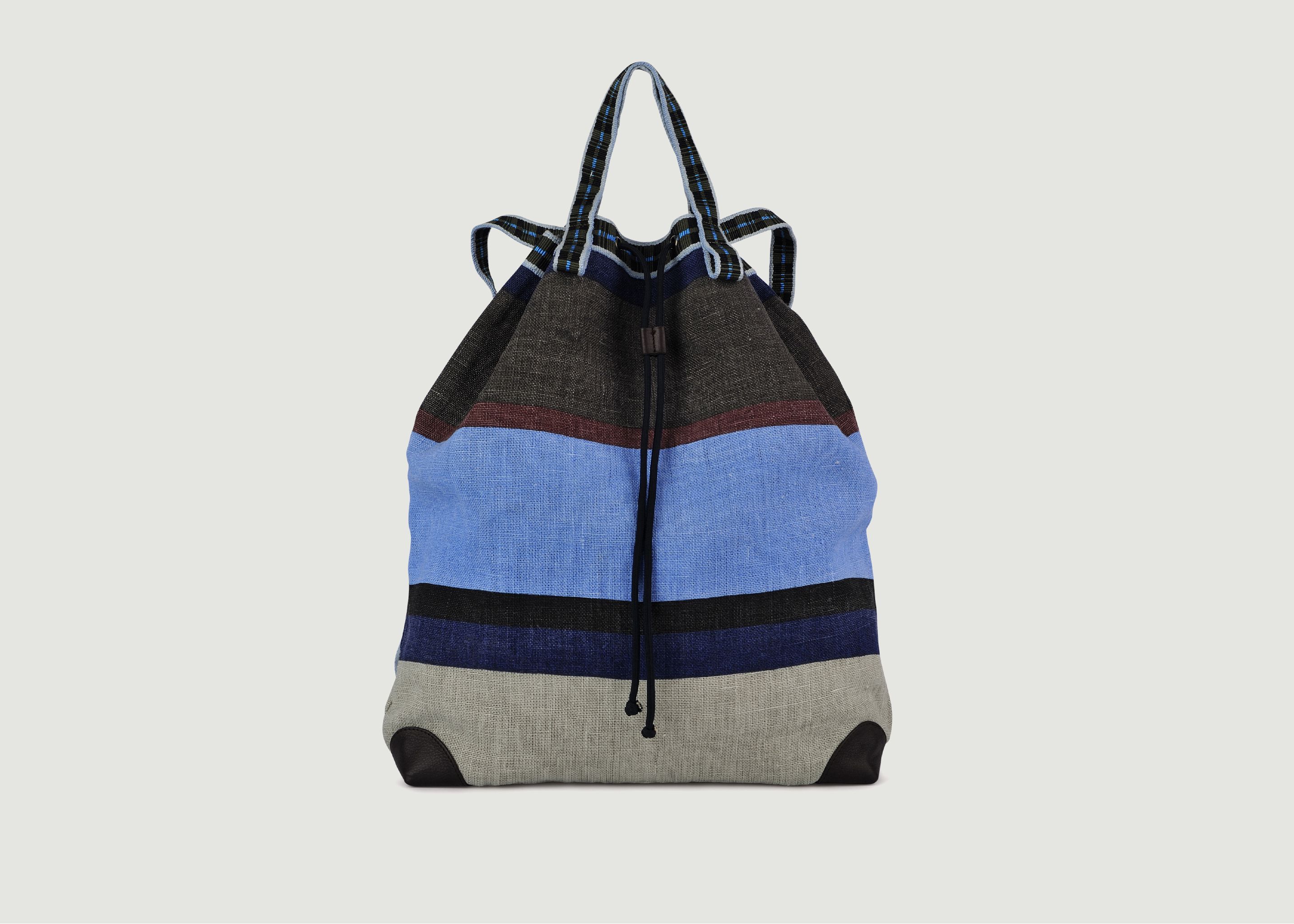 Linen striped backpack Chennai - Epice