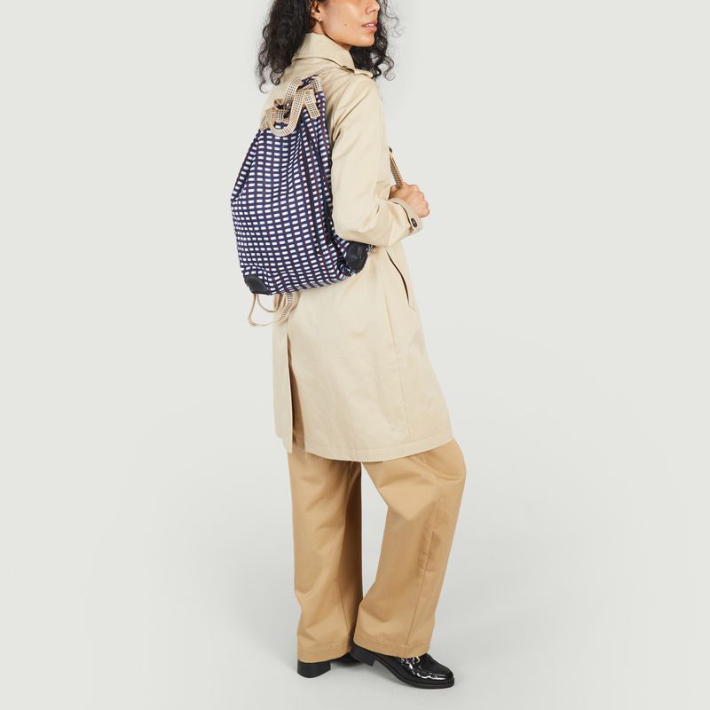 Hand woven linen backpack Small  - Epice