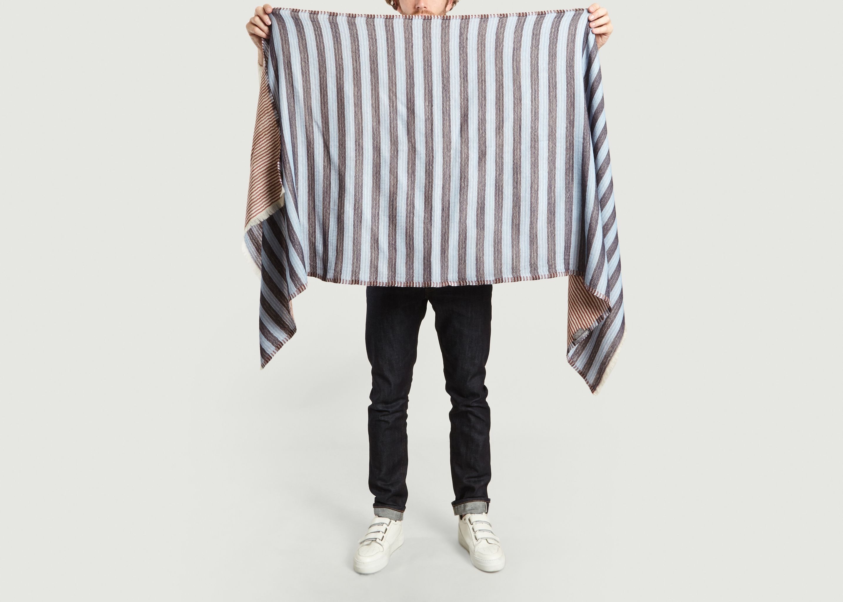 Striped Wool Scarf - Epice
