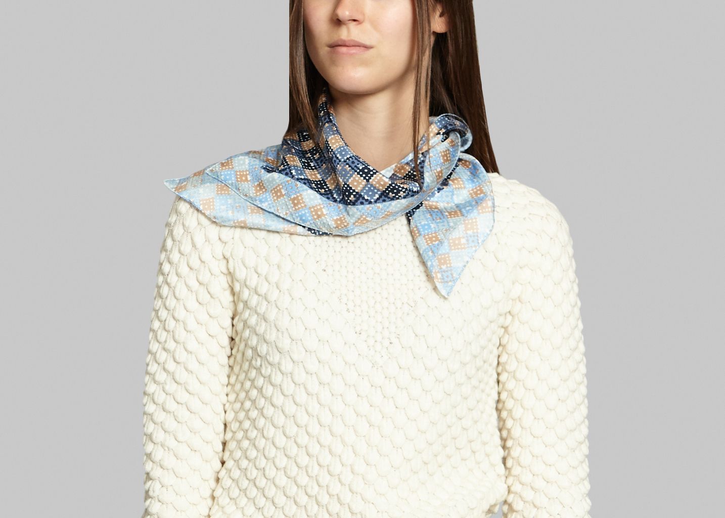 Graphic Pattern Square Scarf - Epice