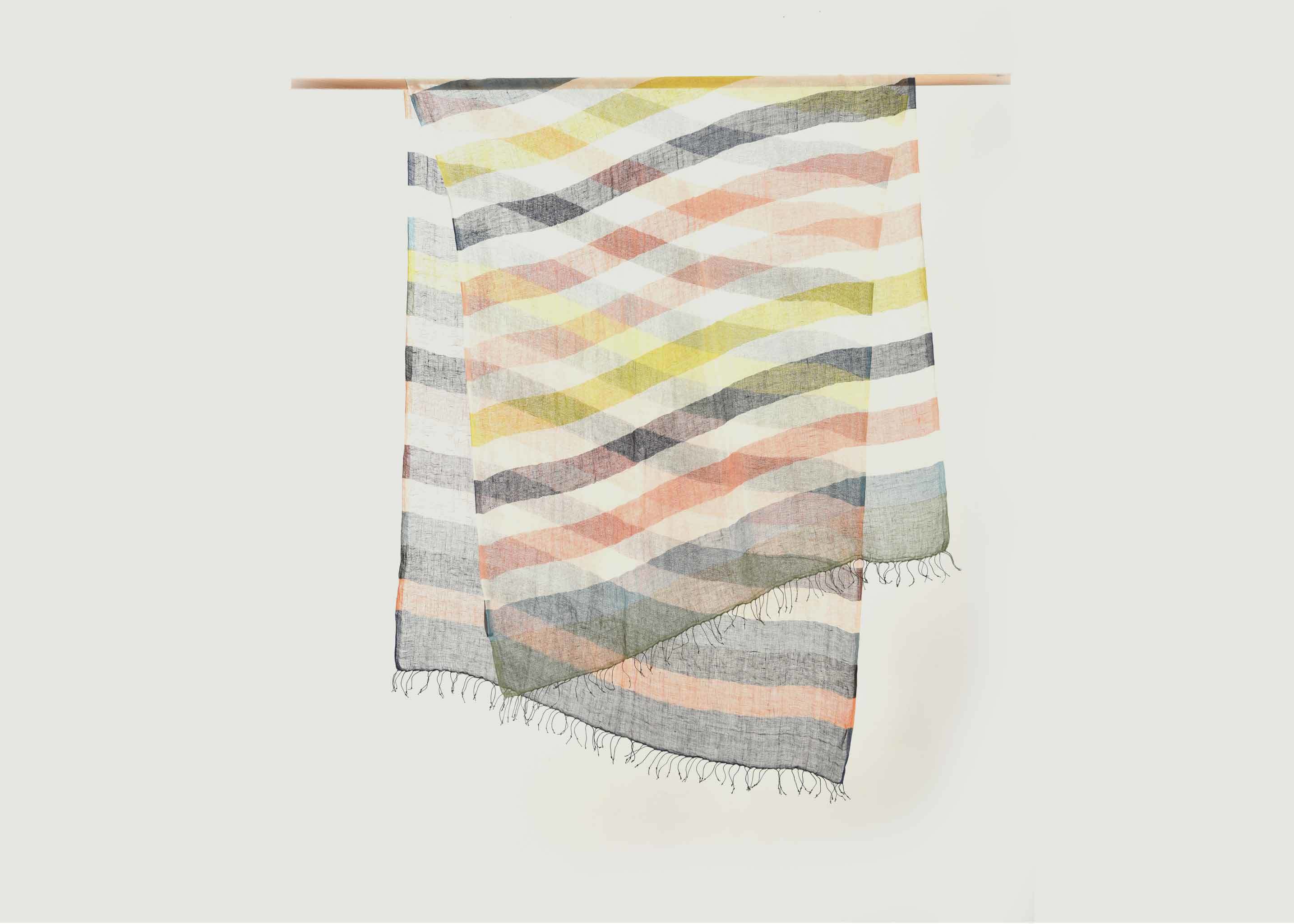 Striped Linen Pareo - Epice
