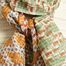 matière Cotton And Silk Stole With Geometric Pattern - Epice