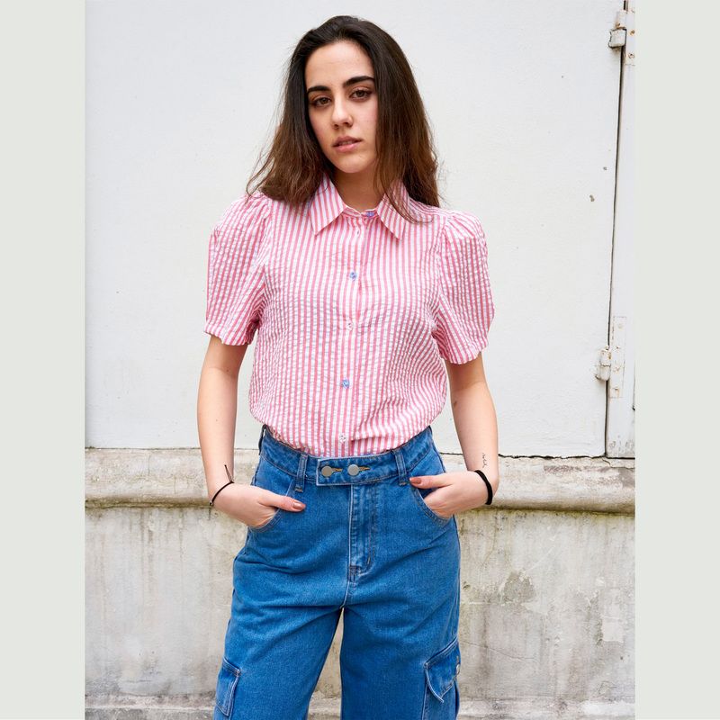 Alia-s - Seersucker Stripe Shirt - Erotokritos