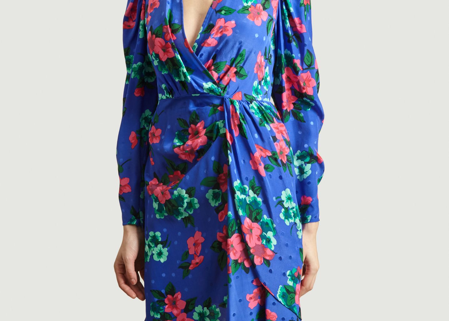 Floral print silk Viesbeth dress - Essentiel Antwerp