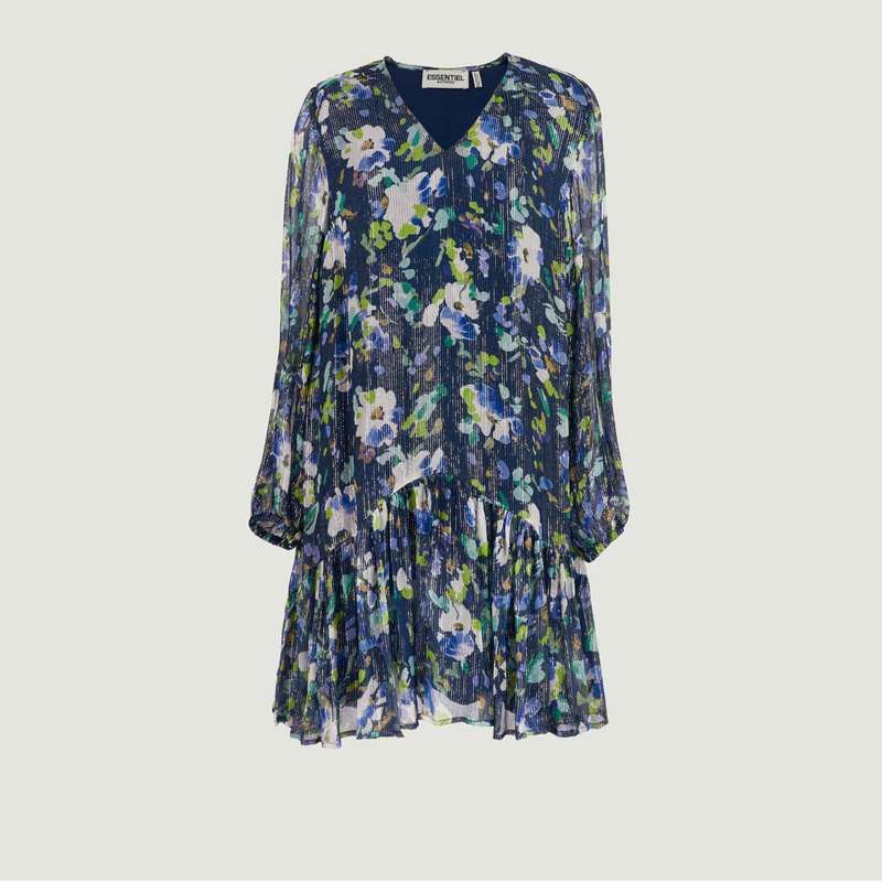 Robe Vauto Lurex Imprimé Fleuri - Essentiel Antwerp