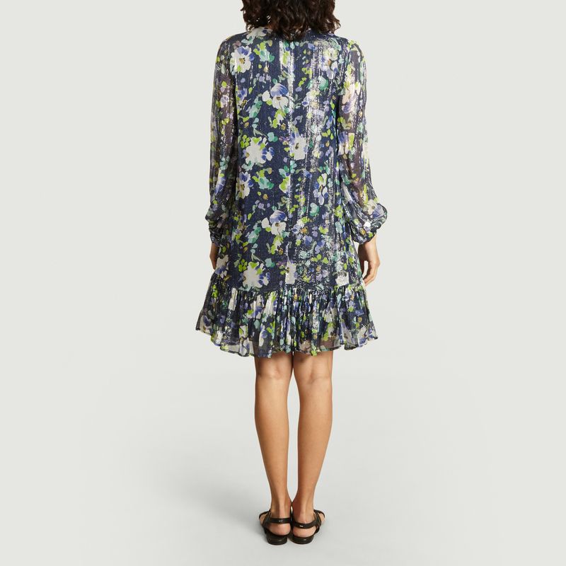 Robe Vauto Lurex Imprimé Fleuri - Essentiel Antwerp