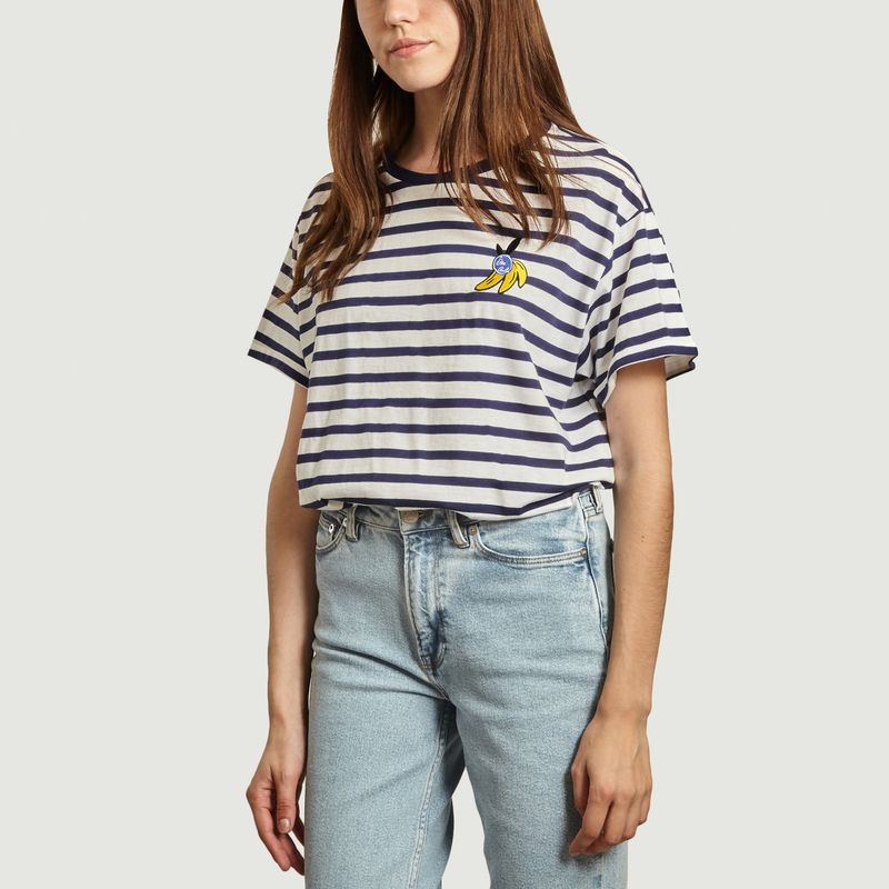 T-shirt oversize Banana Badge - Être Cécile