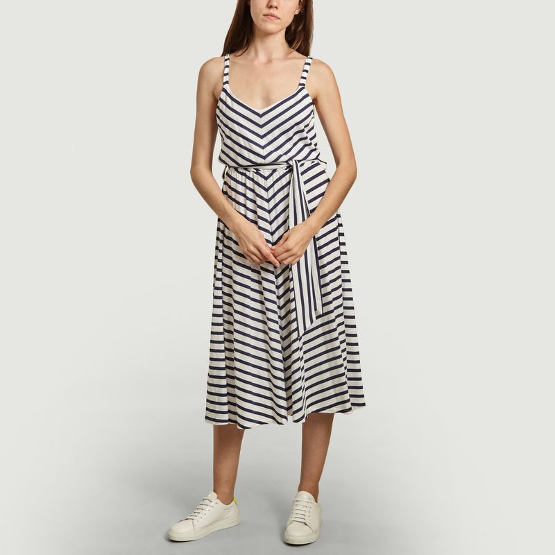 Robe rayée ceinturée Paris Sun - Être Cécile
