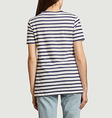 In Fries We Trust printed striped t-shirt