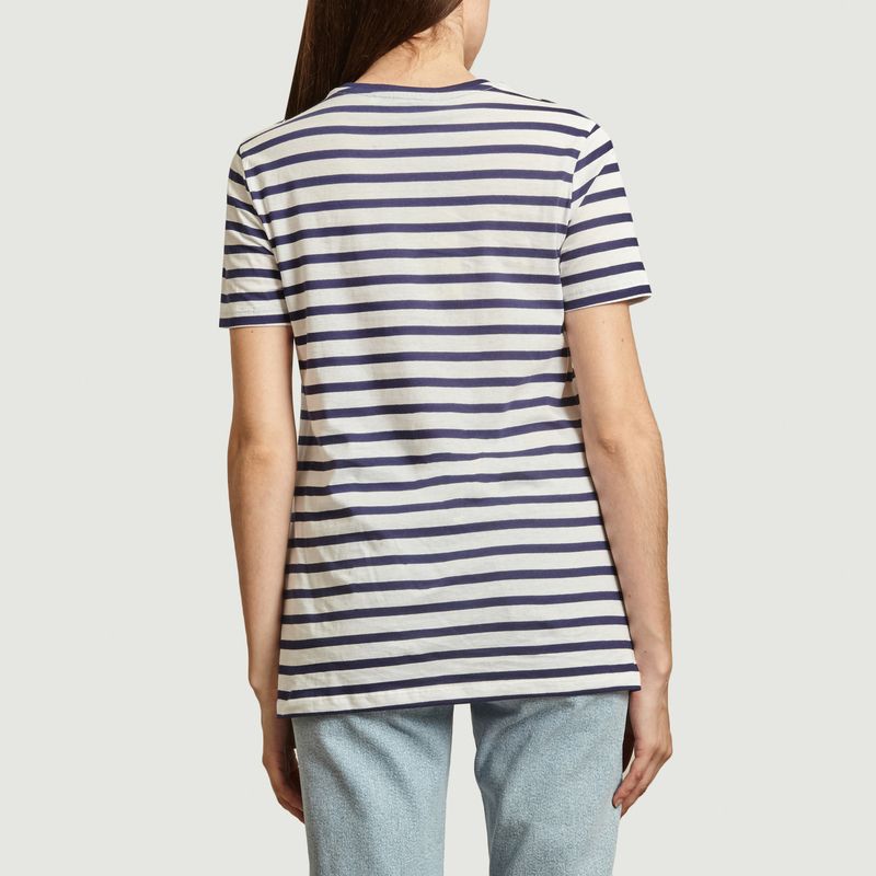 In Fries We Trust printed striped t-shirt - Être Cécile