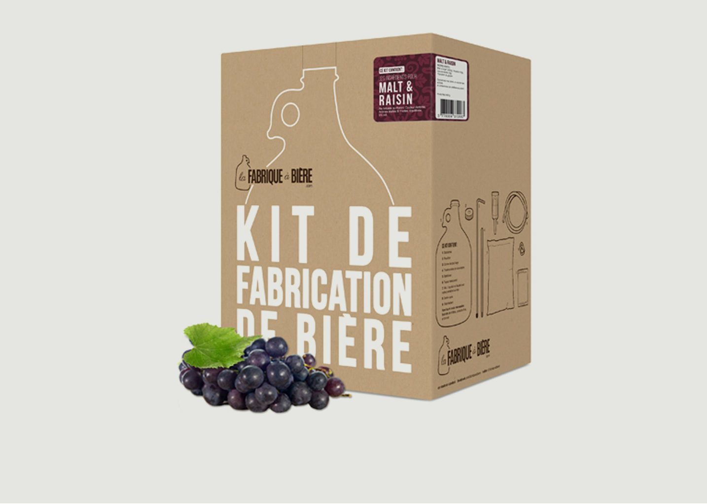 Kit de Brassage - Kit Malt & Raisin - La Fabrique à Bière