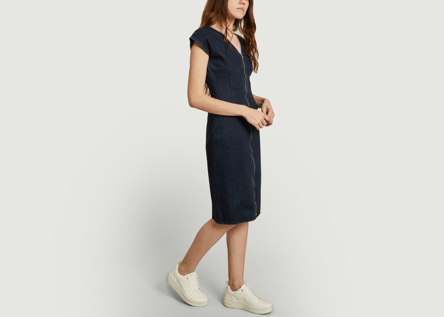 Robe zippée en jean Ruby - Façon Jacmin