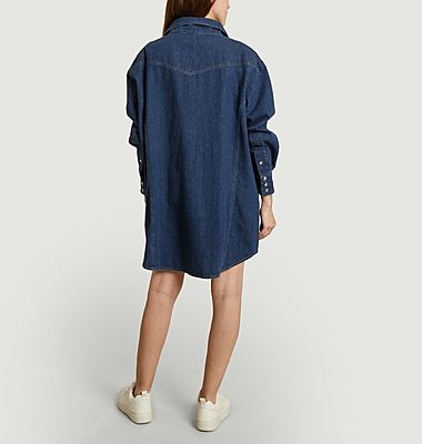Robe-chemise oversize en jean Gloria