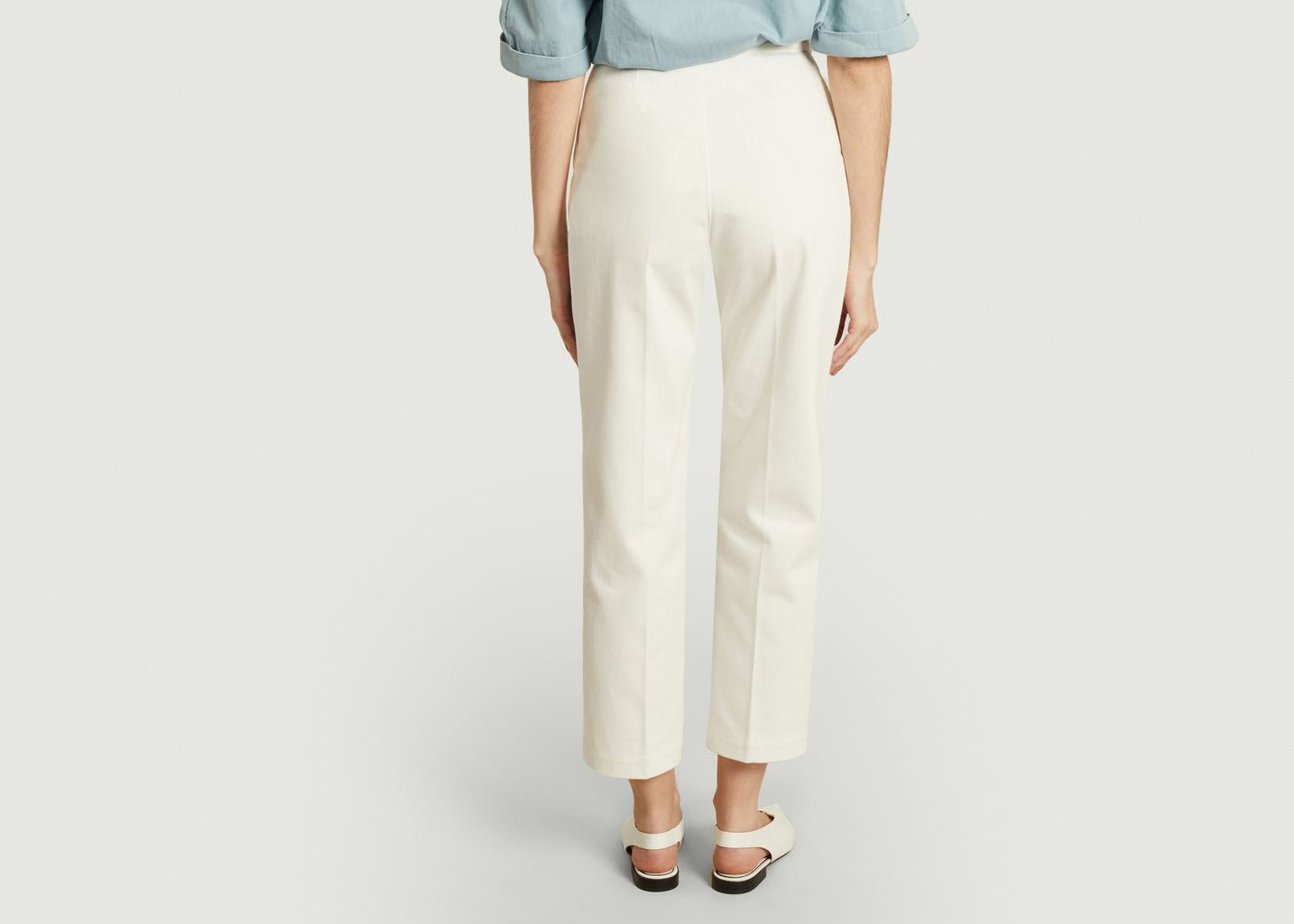 Pantalon en denim taille haute Patti - Façon Jacmin
