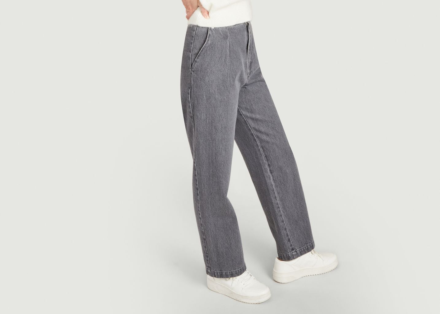 Getönte Jeans Patti mit hoher Taille - Façon Jacmin