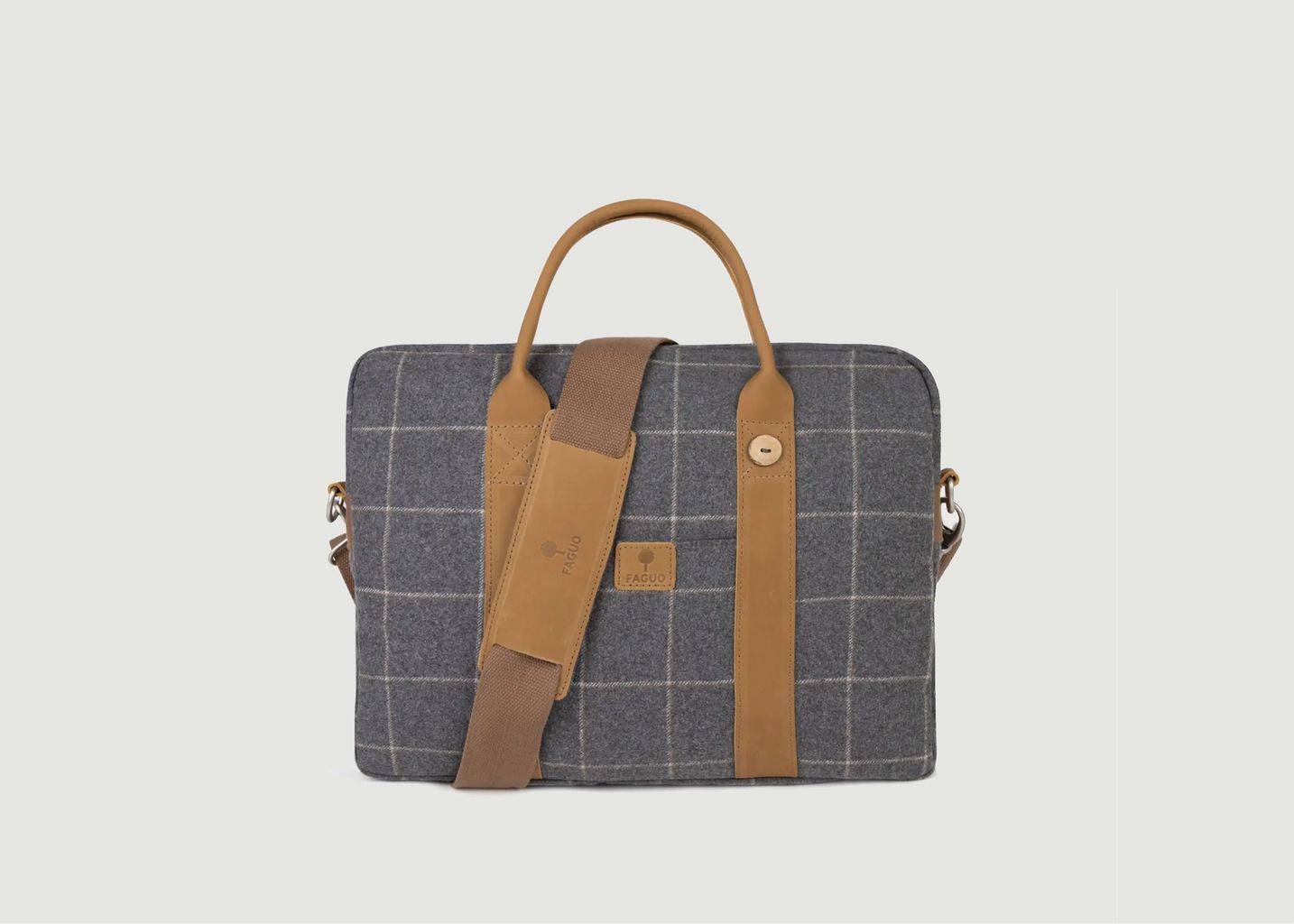 Wool laptop bag - Faguo