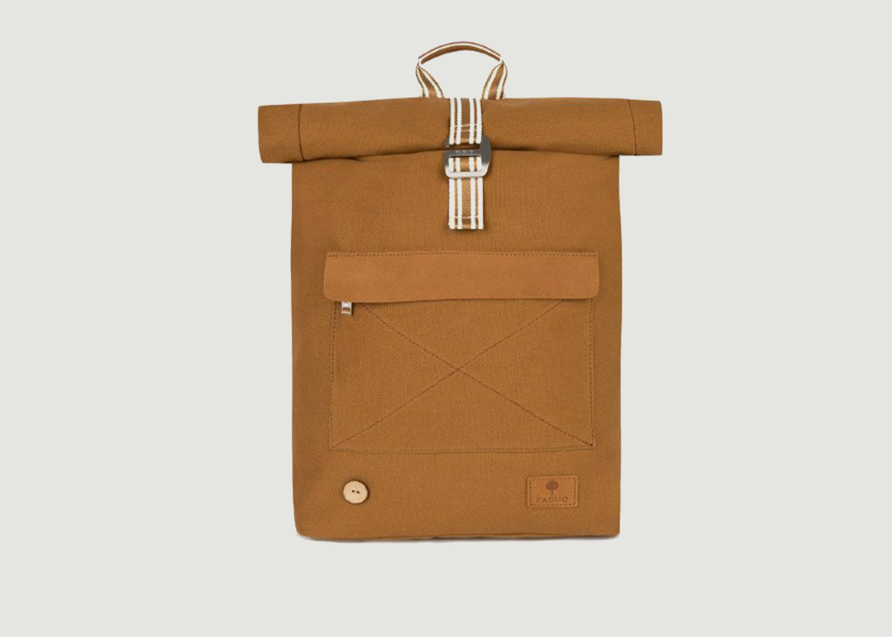 recycled canvas backpack