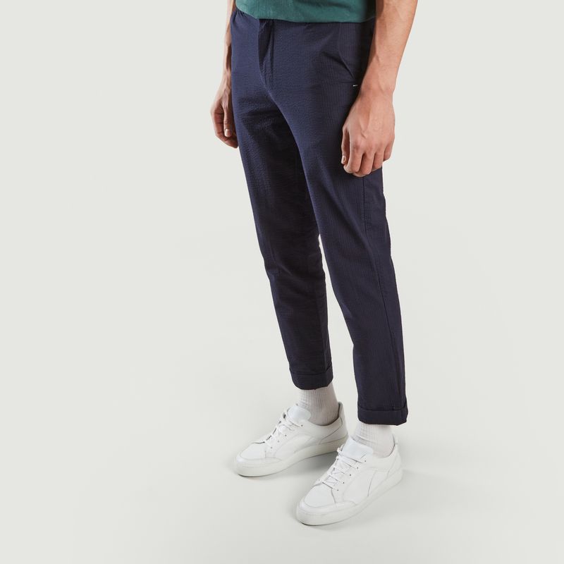 Cotton and linen Crecy pants - Faguo