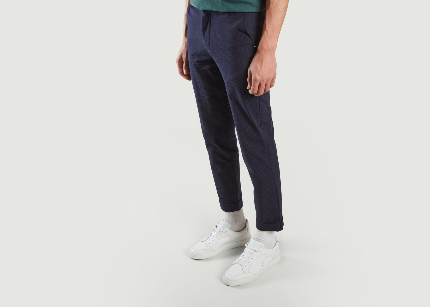 Cotton and linen Crecy pants - Faguo