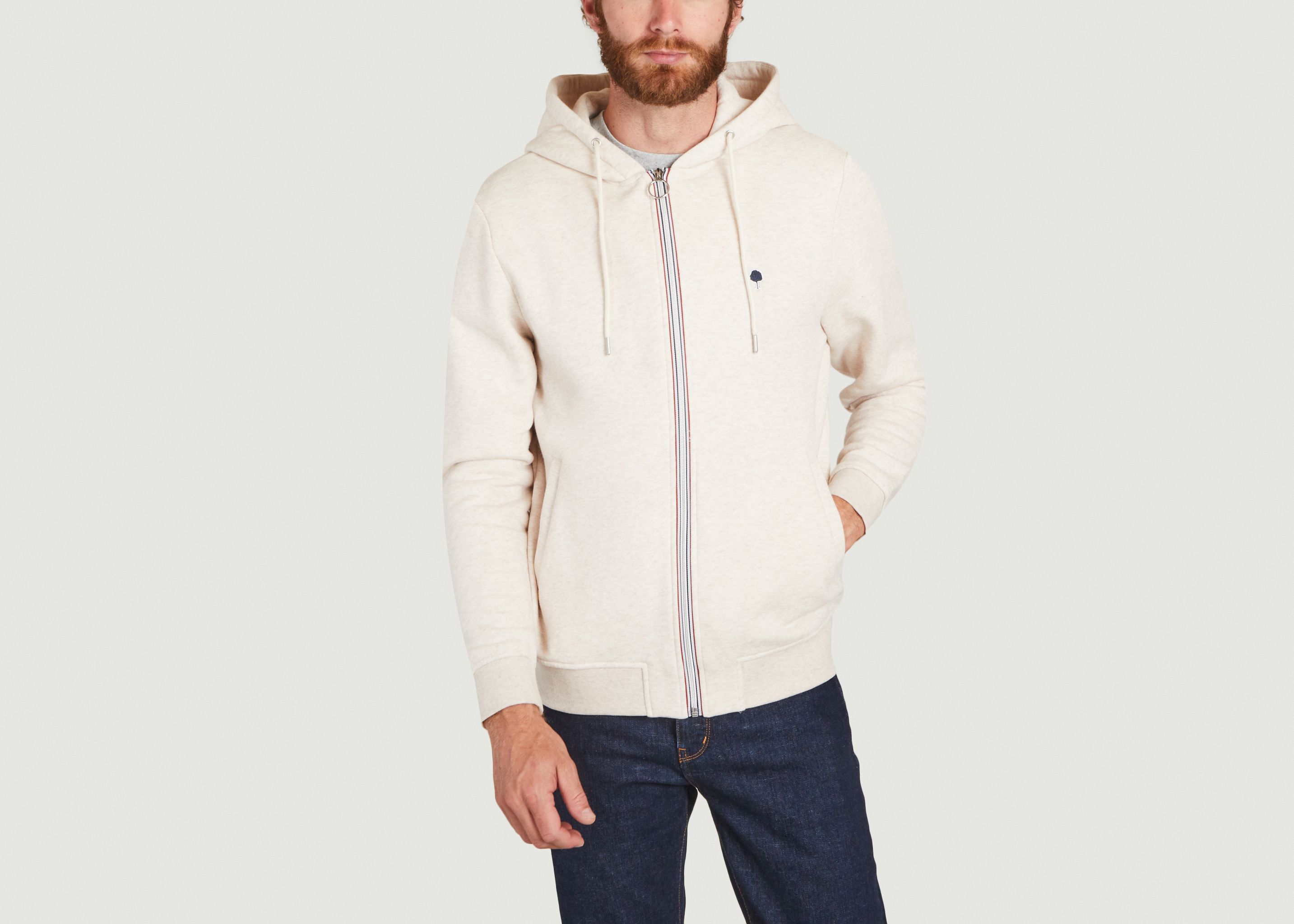 Mesnil Hoodie in recycled cotton - Faguo