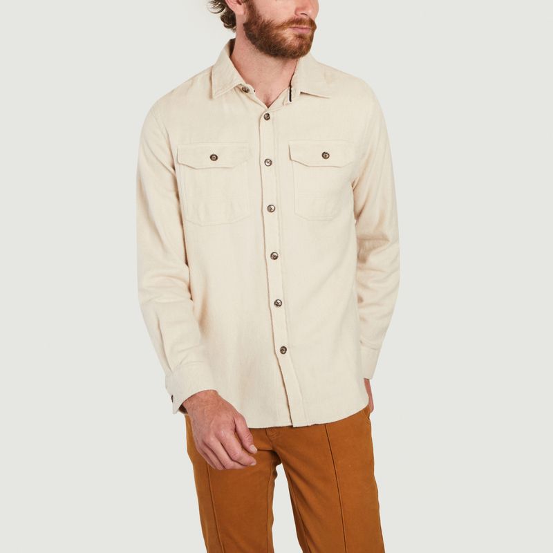 Cerilly organic cotton overshirt - Faguo