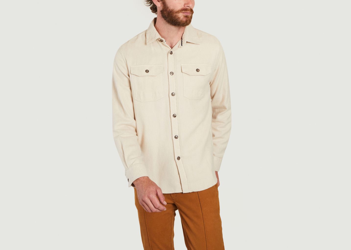 Cerilly organic cotton overshirt - Faguo