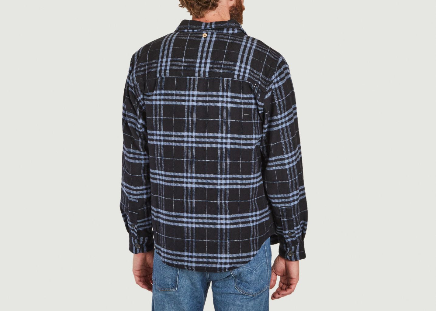 Flavigny checkered cotton overshirt - Faguo