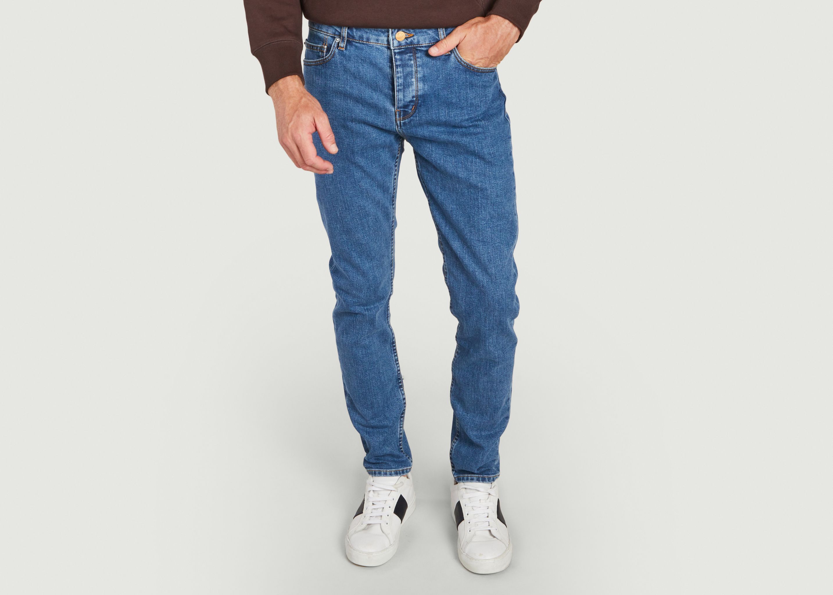 Gross denim slim fit jeans Denim Faguo