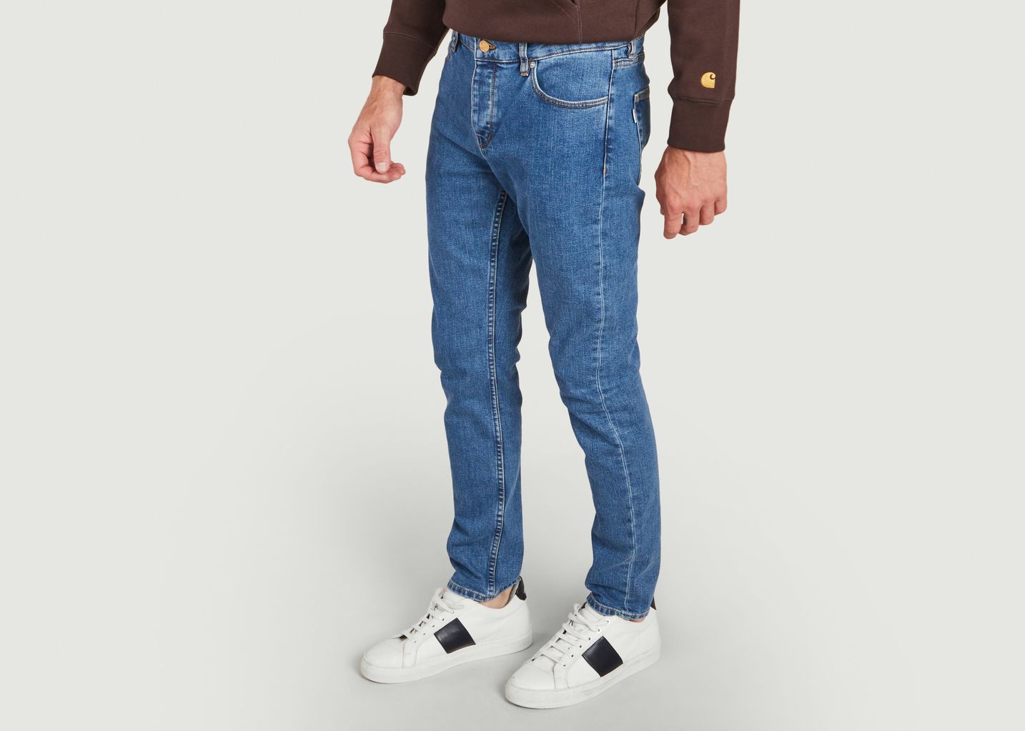 Gross denim slim fit jeans - Faguo