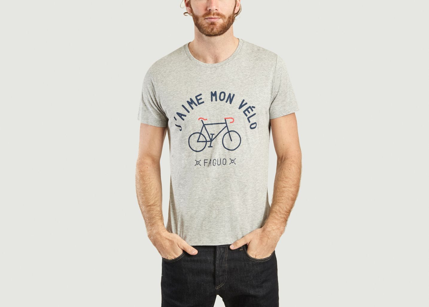 J'Aime Mon Vélo T-shirt - Faguo