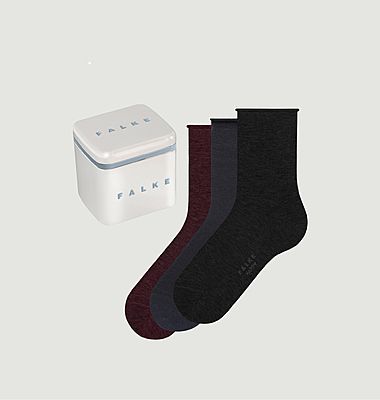 Set of 3 pairs of socks Happy Box
