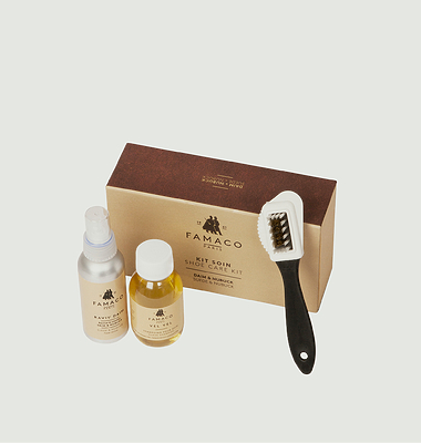 Kit pour soin des chaussures daim et nubuck